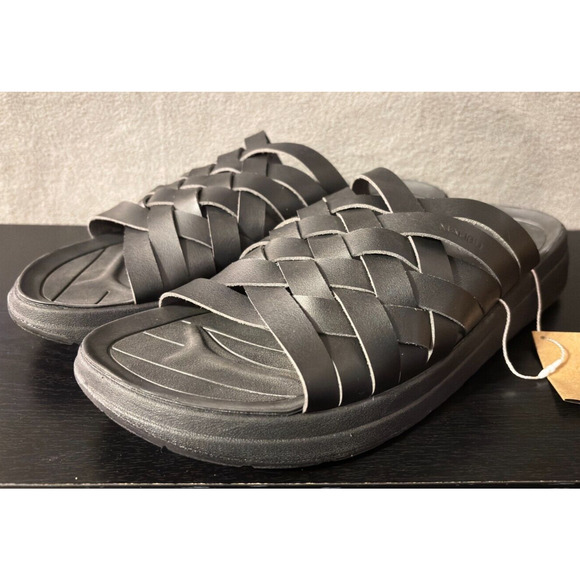 MALIBU SANDALS Zuma EVO Vegan Leather Black Men's Size 13 Sandals - Picture 2 of 9